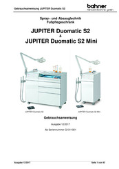 Bahner Feinwerktechnik JUPITER Duomatic S2 Mini Gebrauchsanweisung