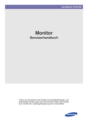 Samsung SyncMaster S19A10N Benutzerhandbuch