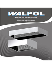 WALPOL WK-Serie Montage- Und Betriebsanleitung