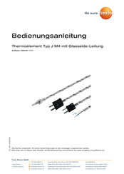 testo 803181 1111 Bedienungsanleitung