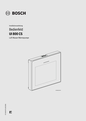 Bosch UI 800 CS Installationsanleitung