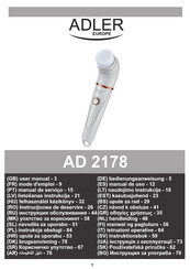 Adler europe AD 2178 Bedienungsanweisung