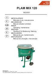 Isoplam PLAM MIX 120 Handbuch Fur Bedienung, Wartung