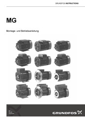 Grundfos MG 132SC2 Montage- Und Betriebsanleitung