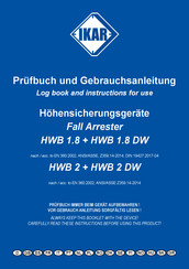 IKAR HWB 1.8 DW Prüfbuch Und Gebrauchsanleitung