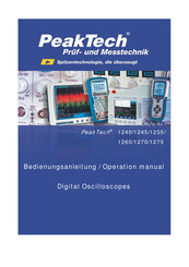 PeakTech 1240 Bedienungsanleitung