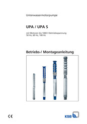 KSB UPA Betriebs- Und Montageanleitung