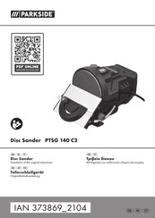 Parkside PTSG 140 C2 Originalbetriebsanleitung