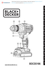 Black & Decker BDCDD18 Bersetzung Der Ursprünglichen Bedienungsanleitung