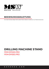 MSW Motor Technics MSW-DMS502-PRO Bedienungsanleitung