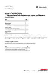 Rockwell Automation Allen-Bradley 1756-OBV8S Installationsanleitung