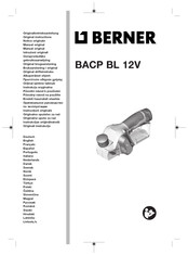Berner BACP BL 12V Originalbetriebsanleitung