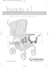 Gesslein buggy s1 Gebrauchs- Und Montageanleitung