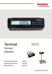 Soehnle Professional 3820 Gebrauchsanweisung