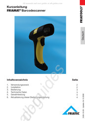 FRIATEC FRIAMAT Basic Kurzanleitung