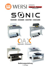 Wersi SONIC OAX600 Bedienungsanleitung