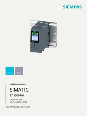Siemens SIMATIC 6ES7515-2RN03-0AB0 Gerätehandbuch