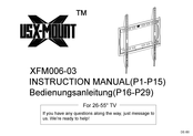 USX-MOUNT XFM006-03 Bedienungsanleitung