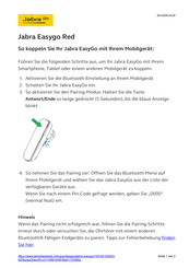 Jabra EASYGO Kurzanleitung