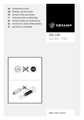 TRILUX ZDL D240 ETDD-Serie Aufbauanleitung