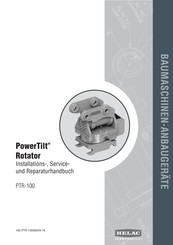 Helac PowerTilt PTR-100 Installations-, Service- Und Wartungsanleitung