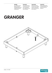 Micasa GRANGER Montageanleitung