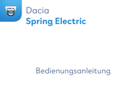 Dacia Spring Electric 2022 Bedienungsanleitung