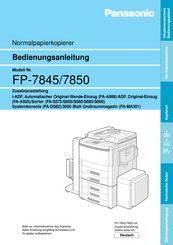 Panasonic FP-7850 Bedienungsanleitung