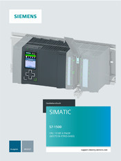 Siemens SIMATIC CPU 1518T-4 PN/DP Gerätehandbuch