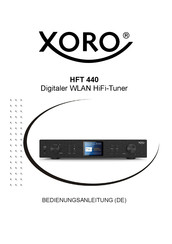 Xoro HFT 440 Bedienungsanleitung