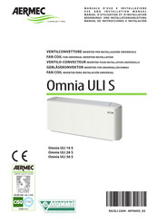 AERMEC Omnia ULI 36 S Bedienungs- Und Installationsanleitung