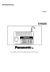 Panasonic EY0230 Betriebsanleitung