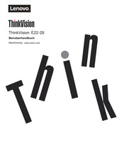 Lenovo ThinkVision E22-28 Benutzerhandbuch