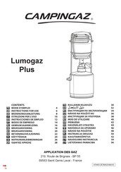Campingaz Lumogaz Plus Bedienungsanleitung