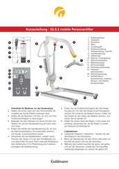 Guldmann GL5.2 Kurzanleitung
