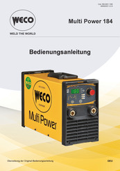 Weco Multi Power 184 Bedienungsanleitung