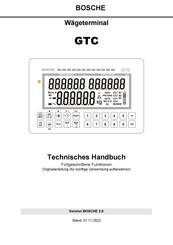 Bosche GTC Technisches Handbuch