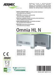 AERMEC Omnia HL 11 NM Bedienungs- Und Installationsanleitung