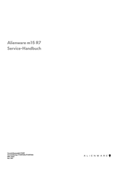 Dell Alienware P109F006 Servicehandbuch