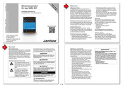 janitza UMG 801 Installationsanleitung