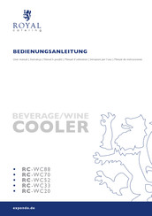 Royal Catering RC-WC70 Bedienungsanleitung