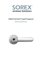 Sorex FLEX EASY Bedienungsanleitung