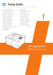HP LaserJet Pro 4002ne-Serie Einrichtungsanleitung