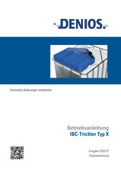 DENIOS. IBC-Trichter Typ X Betriebsanleitung
