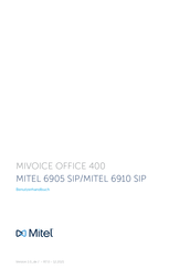 Mitel 6910 SIP Benutzerhandbuch