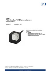 PI P-616 NanoCube Benutzerhandbuch