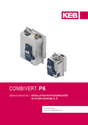 KEB Combivert P6 Gebrauchsanleitung