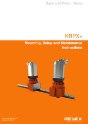 REDEX KRPX5+ Betriebs-, Montage- Und Wartungsanleitung