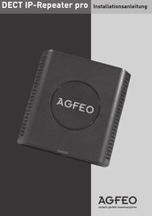 AGFEO DECT IP-Repeater pro Installationsanleitung