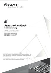 Gree AOVIA GDN20BE-K5EBA1A Benutzerhandbuch